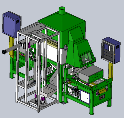 One furnace two parts machine